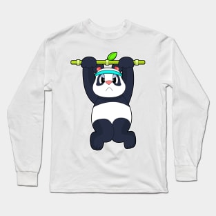 Panda Fitness Pull-ups Long Sleeve T-Shirt